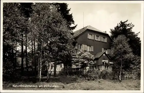Ak Reinhardtsdorf Schöna Sächsische Schweiz, Naturfreundehaus am Zirkelstein