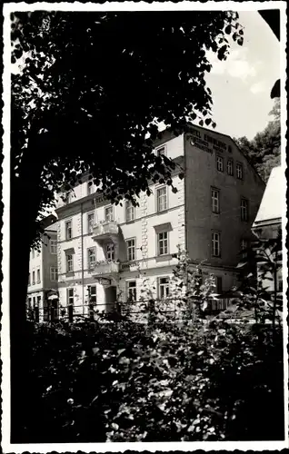 Foto Ak Bad Schandau Sächsische Schweiz, Hotel Erholung