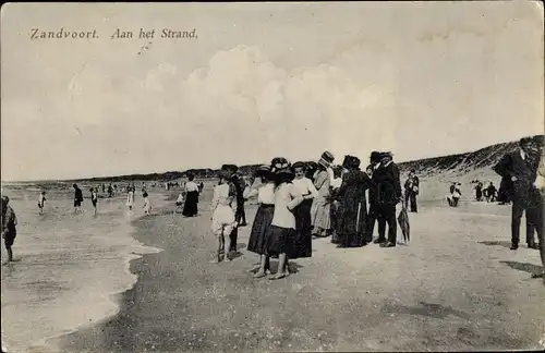 Ak Zandvoort Nordholland, Strandgezicht