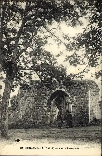 Ak Capdenac le Haut Lot, Vieux Remparts