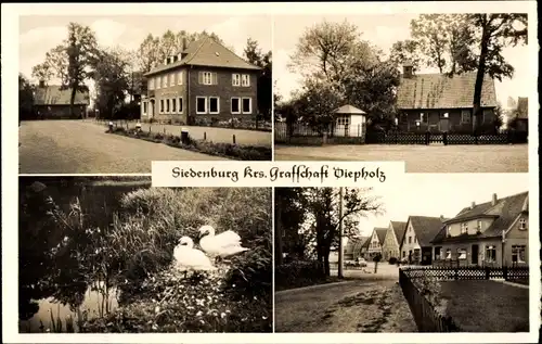 Ak Siedenburg in Niedersachsen, Ortsansichten