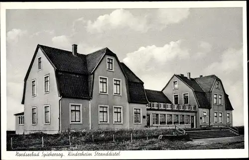 Ak Nordseebad Spiekeroog in Ostfriesland, Kinderheim Stranddistel