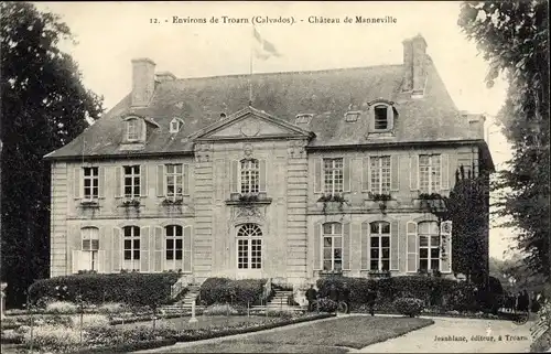 Ak Troarn Calvados, Chateau de Manneville