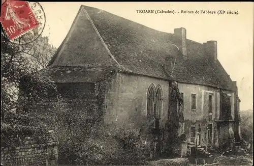 Ak Troarn Calvados, Ruines de l'Abbaye