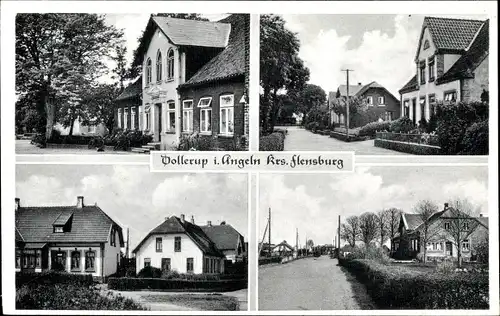 Ak Dollerup Schleswig Holstein, Dorfpartien, Straßenansicht