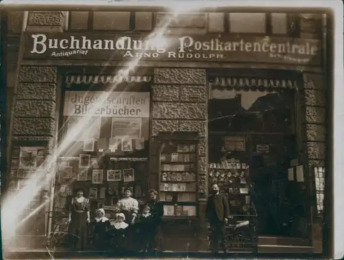 Foto Leipzig in Sachsen, Buchhandlung, Antiquariat, Postkartenzentrale