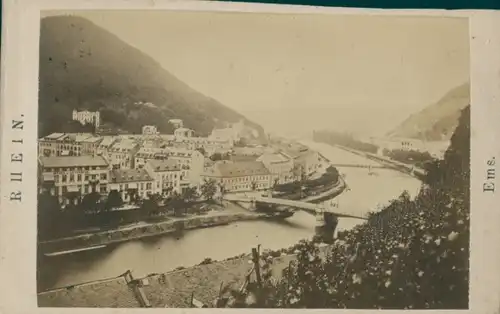 Foto Bad Ems an der Lahn, Gesamtansicht, Rheinpartie