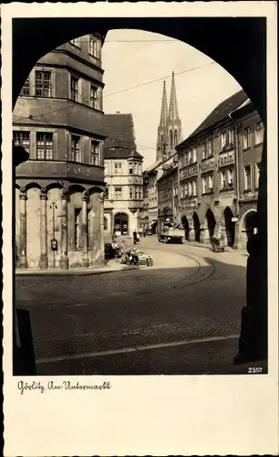 Ak Görlitz in der Lausitz, Untermarkt