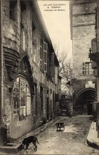 Ak Figeac Lot, Chateau de Balene