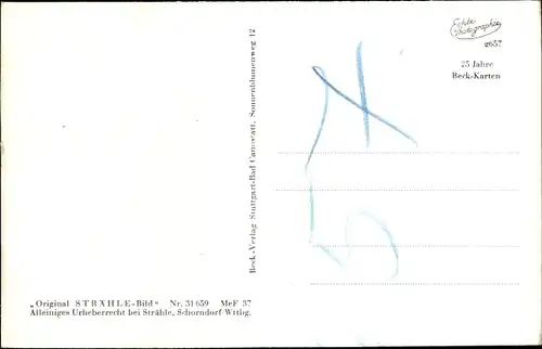 Ak Bad Salzhausen Nidda in Hessen, Fliegeraufnahme vom Ort