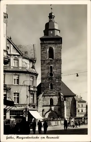 Ak Gotha in Thüringen, Margaretenkirche am Neumarkt