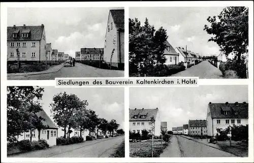 Ak Kaltenkirchen in Holstein, Siedlungen des Bauverein