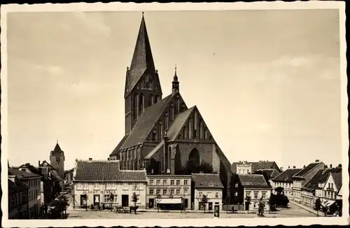 Ak Barth in Mecklenburg Vorpommern, St. Marienkirche