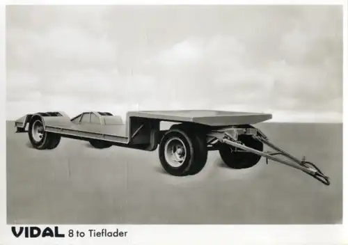 Foto Fahrzeug Firma Vidal Harburg, 8 t Tieflader