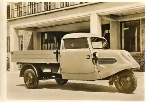 Foto Fahrzeug Firma Vidal Harburg, Tempo-Boy, Hochladerpritsche