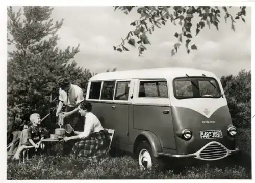 Foto Fahrzeug Firma Vidal Harburg, Tempo-Wiking, Großraum-Personenwagen, 5 bzw. 8 Sitzplätze