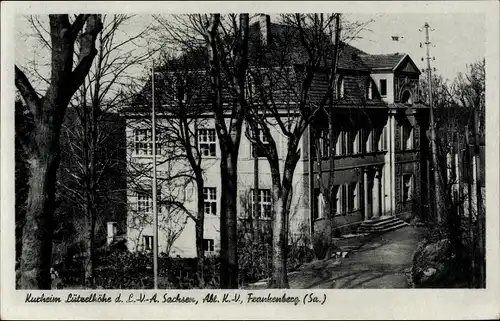 Ak Frankenberg an der Zschopau Sachsen, Kurheim Lützelhöhe der LVA Sachsen, Abt.KV