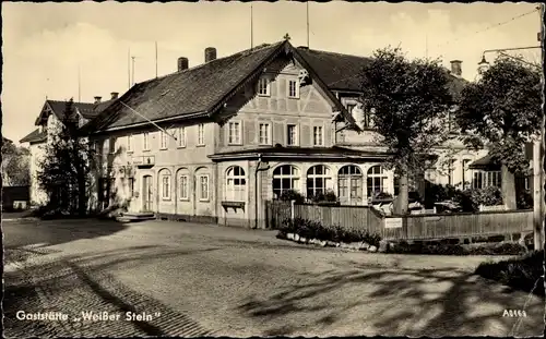 Ak Jonsdorf in Sachsen, Gaststätte Weißer Stein