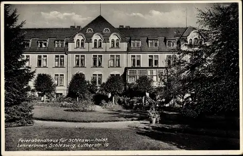 Ak Schleswig an der Schlei, Feierabendhaus für schleswig holsteinische Lehrerinnen, Lutherstraße 19