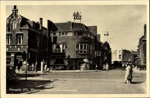 Ak Hengelo Overijssel, Weemenstraat, Enschedestraat