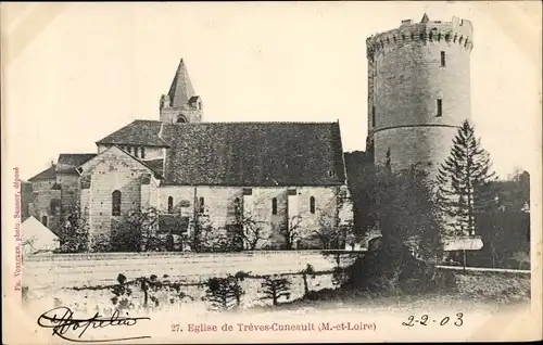 Ak Trèves Cunault Maine et Loire, L'Eglise