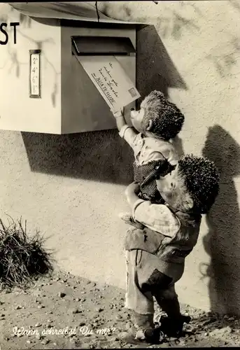 Ak Mecki der Igel, Wann schreibst du mir, Briefkasten