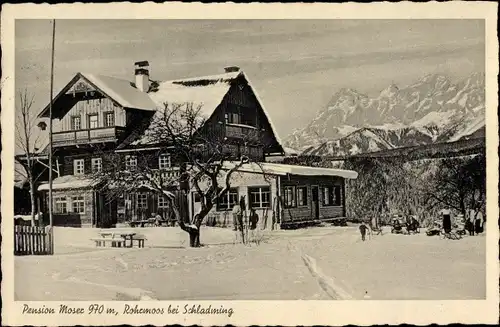 Ak Rohrmoos b. Schladming Steiermark Österreich, Pension Moser, Winter