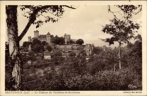 Ak Prudhomat Lot, Chateau de Castelnau Bretenoux