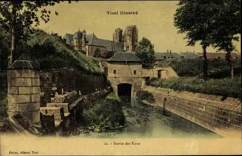 Ak Toul Meurthe et Moselle, Sortie des Eaux