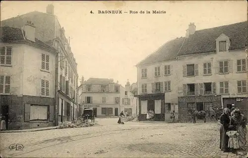 Ak Bagneux Hauts de Seine, Rue de la Mairie