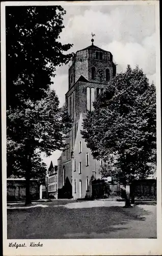 Ak Wolgast in Mecklenburg Vorpommern, Petrikirche