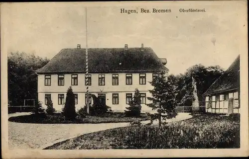 Ak Hagen im Bremischen, Oberförsterei