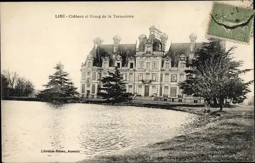 Ak Liré Maine et Loire, Château et Etang de la Turmélière