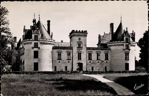 Ak Brézé Maine et Loire, Château, Entrée Principale