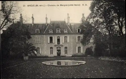 Ak Brézé Maine et Loire, Château de Meigné