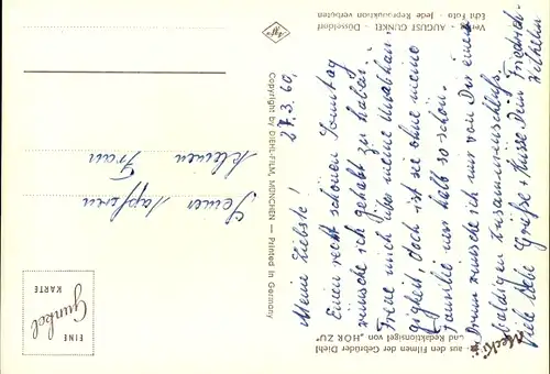 Ak Mecki aus den Filmen der Gebrüder Diehl, Liebe, Sag Du zu mir