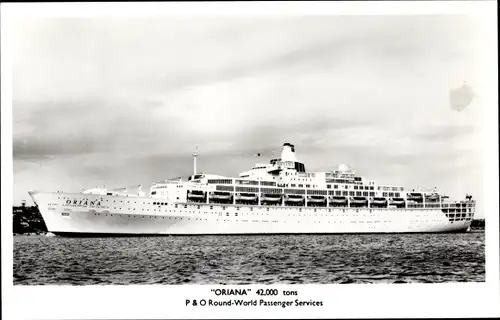 Ak Dampfer Oriana, P&O