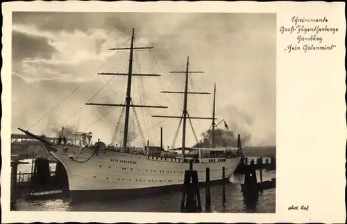 Ak Segelschulschiff Hein Godenwind, Schwimmende Groß Jugendherberge