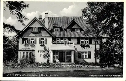 Ak Reinfeld in Schleswig Holstein, Holstenhof, Erholungsheim der Hamburger Hochbahn