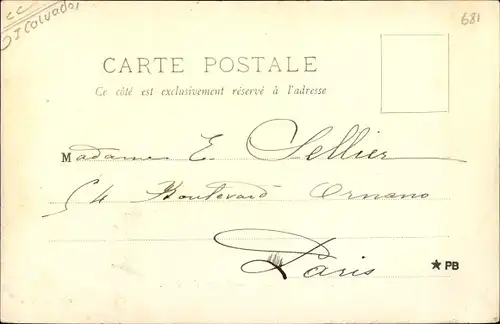 Ak Blonville Calvados, Groupe de Villas