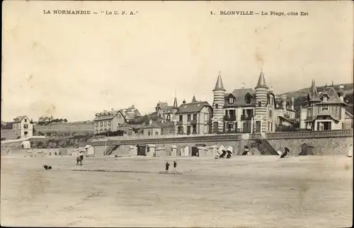 Ak Blonville Calvados, La Plage