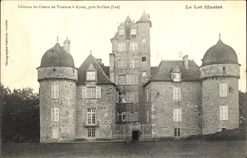 Ak Aynac Lot, Chateau du Comte de Turenne