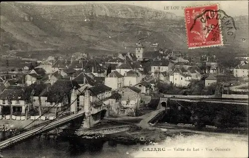 Ak Cajarc Lot, Vue Generale