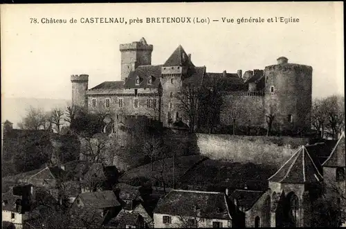 Ak Prudhomat Lot, Chateau de Castelnau Bretenoux