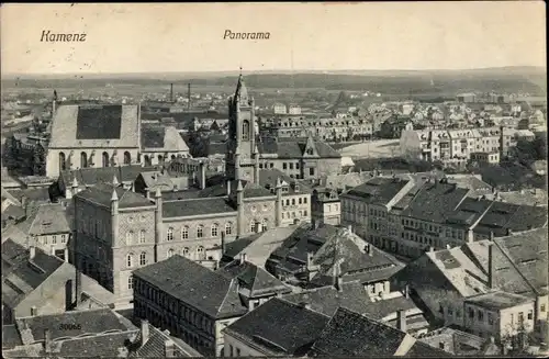 Ak Kamenz Sachsen, Panorama