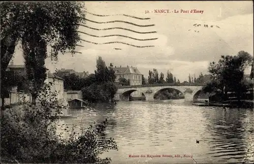 Ak Nancy Meurthe et Moselle, Le Pont d'Essey