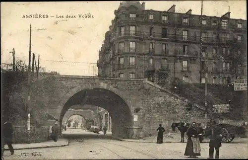 Ak Asnières Hauts-de-Seine, Les deux Voutes