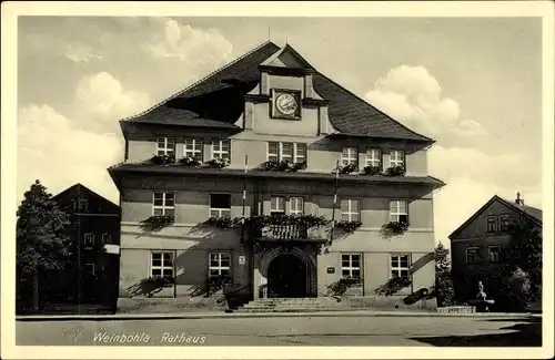 Ak Weinböhla in Sachsen, Rathaus