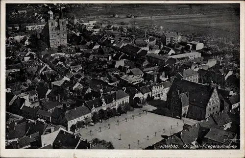 Ak Jüterbog in Brandenburg, Fliegeraufnahme