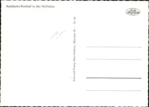 Ak Geisenhausen Schweitenkirchen, Die Autobahnraststätte und Hotel in der Holledau